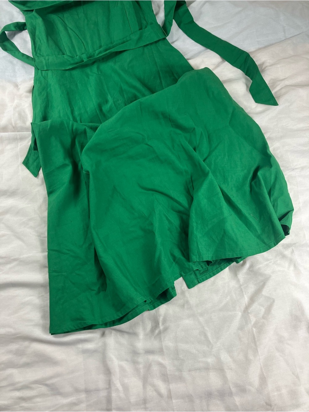 Boden Green Mae Linen Blend Shirt Dress - Picture 11 of 11